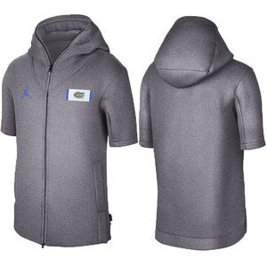 Jordan UF Florida Gators College Showout Shortsleeve S/S Hoodie Grey CU2133-050